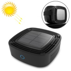 XJ-005 Car / Household Solar Energy Smart Touch Control Air Purifier Negative Ions Air Cleaner(Black)