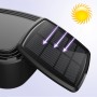 XJ-005 Car / Household Solar Energy Smart Touch Control Air Purifier Negative Ions Air Cleaner(Black)