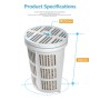 XPower M8 2 PCS Car Air Purifier Filter + Filter Element for XPower X8 Nano Air Purifier