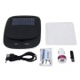 Wireless Solar Car Air Purifier HEAP Filter  Air Cleaner Ionic Air Freshener(Black)