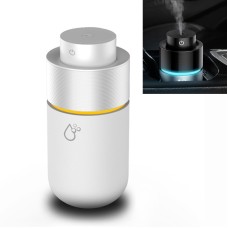 Car Mini Humidifier Air Purifier Humidifier USB Aromatherapy Deodorization(White)