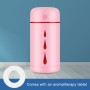 Car Electrical Appliances, Car Aromatherapy Humidifier with Atmosphere Light (Pink)