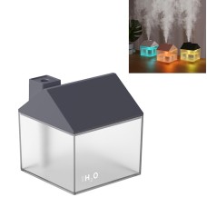 Car Small House 3 in 1 USB Humidifier + Fan + Night Light(Navy Blue)