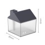 Car Small House 3 in 1 USB Humidifier + Fan + Night Light(Navy Blue)