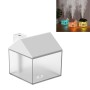 Car Small House 3 in 1 USB Humidifier + Fan + Night Light(White)