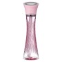 USB Car Transparent Magic Tower Small Waist Humidifier with Vanity Mirror & LED Light, Capacity: 250mL(Pink)