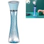 USB Car Transparent Magic Tower Small Waist Humidifier with Vanity Mirror & LED Light, Capacity: 250mL(Blue)