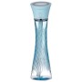 USB Car Transparent Magic Tower Small Waist Humidifier with Vanity Mirror & LED Light, Capacity: 250mL(Blue)