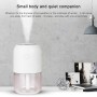 Colorful Car Portable Round USB Humidifier, Style: Rechargeable (White)