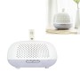 Home Desktop Ultrasonic Aromatherapy LED Night Light Humidifier, Capacity: 400ml (Purple)