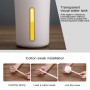 300 мл мини -портативная чашка форма USB Светодиодный ночной свет Ультразвуковой увлажнение воздуха для дома / офиса / автомобиля (черный)