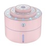 Diamonds Humidifier Desktop Car Night Light USB Sprayer Automatic Alcohol Sprayer, Capacity: 260mL, Normal Version(Pink)