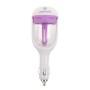 Nanum 50mL 180 Degree Rotation Aromatherapy Air Purifier Humidifier with Light, only for DC 12V Car Auto(Purple)