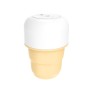 Ice Cream Foldable USB Night Light Mini Car Nano Spray Air Humidifier(Fresh Egg Yellow)