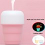 Ice Cream Foldable USB Night Light Mini Car Nano Spray Air Humidifier(Fresh Egg Yellow)