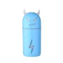 Cartoon Little Devil USB Portable Air Humidifier LED Light Essential Oil Aroma Diffuser(Blue)