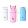 Cartoon Little Devil USB Portable Air Humidifier LED Light Essential Oil Aroma Diffuser(Blue)