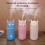 Cartoon Little Devil USB Portable Air Humidifier LED Light Essential Oil Aroma Diffuser(White)