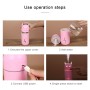 Cartoon Little Devil USB Portable Air Humidifier LED Light Essential Oil Aroma Diffuser(Pink)