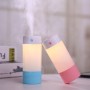 JL-050 Colorful Light Humidifier USB Car Air Purifiers Beauty Moisturizer(Green)