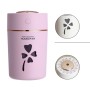 SQT-Q44 USB Mini Four-leaf Grass Air HumidifierColorful  LED Night Light Purifier Atomizer for Home Car Office(White)