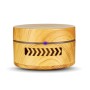 YX-123 Mini Car Vibration Intelligent Diffuser Aromatherapy Air Purifier Smart Essential Oil Diffuser(Light Wood)