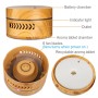 YX-123 Mini Car Vibration Intelligent Diffuser Aromatherapy Air Purifier Smart Essential Oil Diffuser(Light Wood)