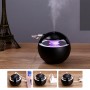 Mini USB Humidifier Creative Car Ultra Mute Atomizing Humidifier Colorful Light Atmosphere Air Humidifier(Black)