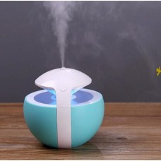 Mini USB Humidifier Creative Car Ultra Mute Atomizing Humidifier Colorful Light Atmosphere Air Humidifier(Blue)