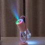 USB Rechargeable Projection Lamp Car Air Purifier(Pink)