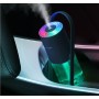 USB Rechargeable Projection Lamp Car Air Purifier(Dark blue)