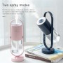 200ML Magic Projection Anion Air Humidifier Essential Oil Diffuser Cool Mist Air Purifier with 7 Color Lights(Pink)