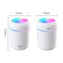 Colorful Cup Humidifier USB Car Air Purifier(Pink)