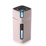 Humidifier USB Office Home Car Mute Portable Colorful Air Purifier(Pink)