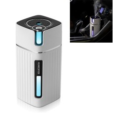 Humidifier USB Office Home Car Mute Portable Colorful Air Purifier(White)