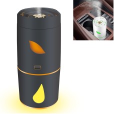 Car Humidifier Usb Negative Ion Deformaldehyde Purifier(Black)