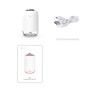 Car Portable Humidifier Household Night Light USB Spray Instrument Disinfection Aroma Diffuser(Pearl White)