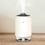 Car Portable Humidifier Household Night Light USB Spray Instrument Disinfection Aroma Diffuser(Pearl White)