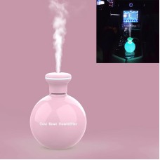 Car Mini USB Bottle Air Humidifying Atomizer(Pink)