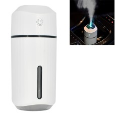 Mini USB Colorful Night Light Home Car Humidifier, Style:Plug-in Type(White)