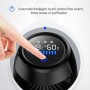 C360 Aluminum Alloy Negative Ion Car Cup Holder Type Deodorizing Air Purifier