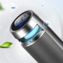 C360 Aluminum Alloy Negative Ion Car Cup Holder Type Deodorizing Air Purifier