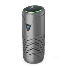 SY01 Negative Ion Aromatherapy Car Air Purifier(Dark Gray with Battery)