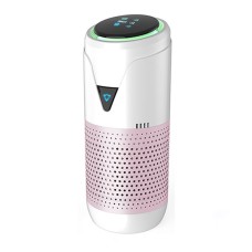 SY01 Negative Ion Aromatherapy Car Air Purifier(Rose Gold with Battery)