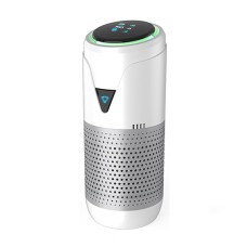 SY01 Negative Ion Aromatherapy Car Air Purifier(Silver without Battery)