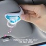 Hanging Creative Aroma Clip Air Freshener Nature Perfume Smell Aromatherapy For Sun Visor Backseat(White + Pink)