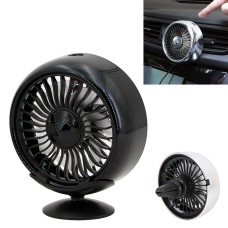 Multi-function Portable Car Air Outlet Sucker Electric Cooling Fan(Black)