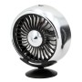 Multi-function Portable Car Air Outlet Sucker Electric Cooling Fan(Silver)