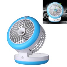 Car Multi-function Portable Electric Cooling Fan + Humidifier (Blue)