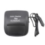 DC 12V Car Auto Vehicle Electronic Heater Fan(Black)